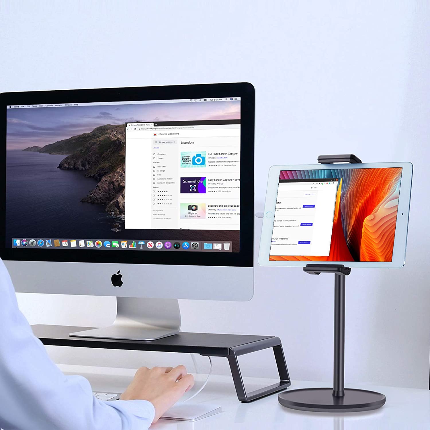 Desktop Stand for Phone & Tablet - Gray Desktop Stand for Phone & Tablet - Gray