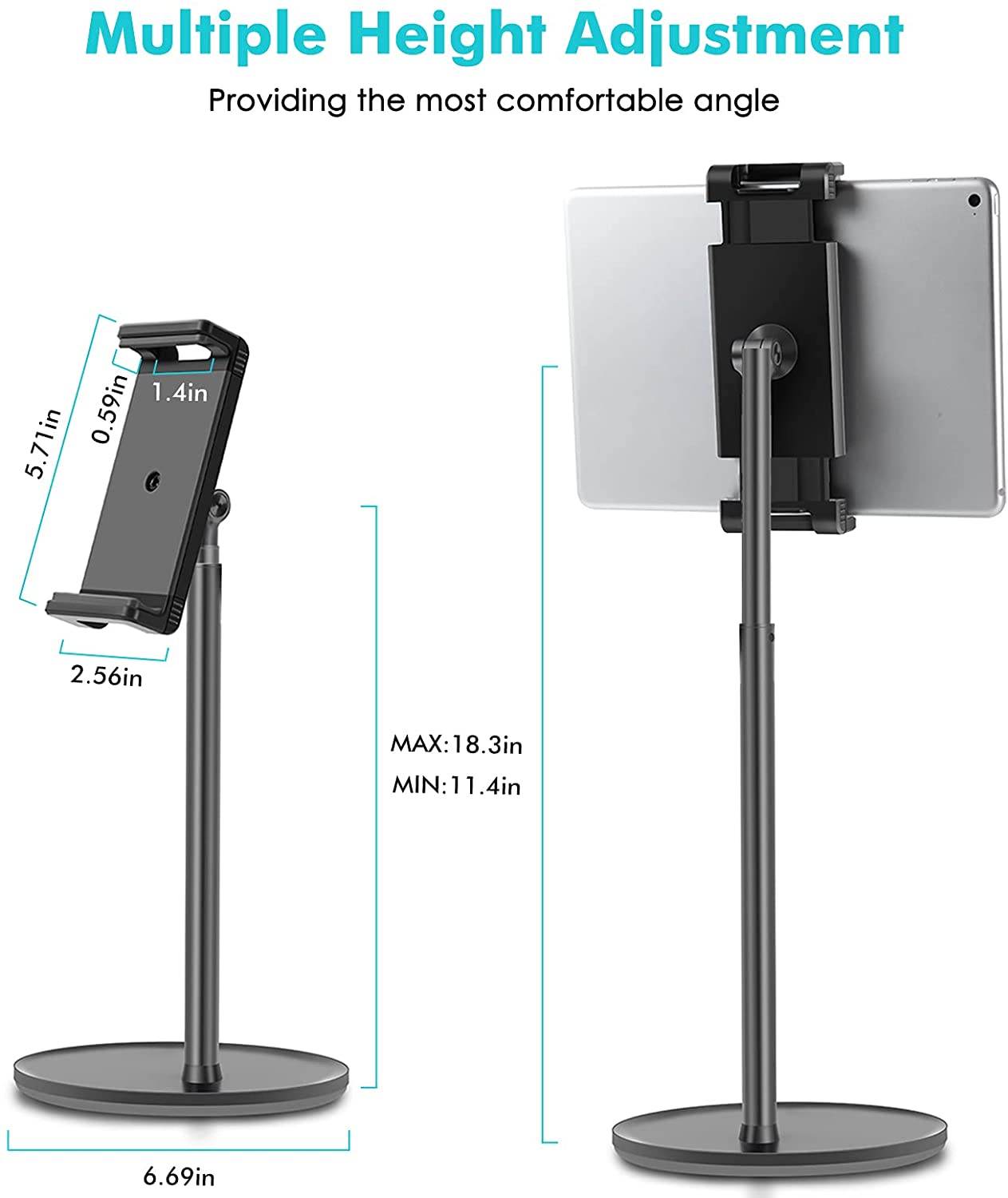 Desktop Stand for Phone & Tablet - Gray Desktop Stand for Phone & Tablet - Gray