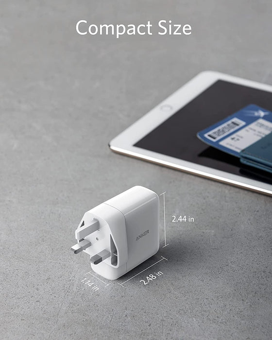Anker PowerPort III Duo 40W - White
