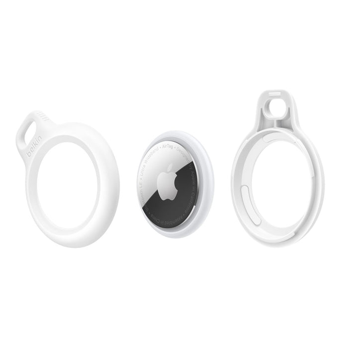 Belkin Secure Holder with Strap for Apple AirTag - White