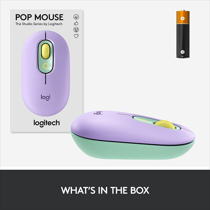Logitech Pop Emoji Mouse - Daydream Mint