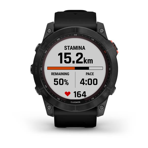 Fēnix® 7X Solar - Slate grey with black band - 51mm