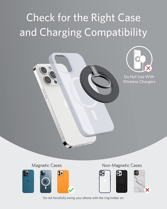 Anker  Magnetic Phone Grip  - MagGo - Black