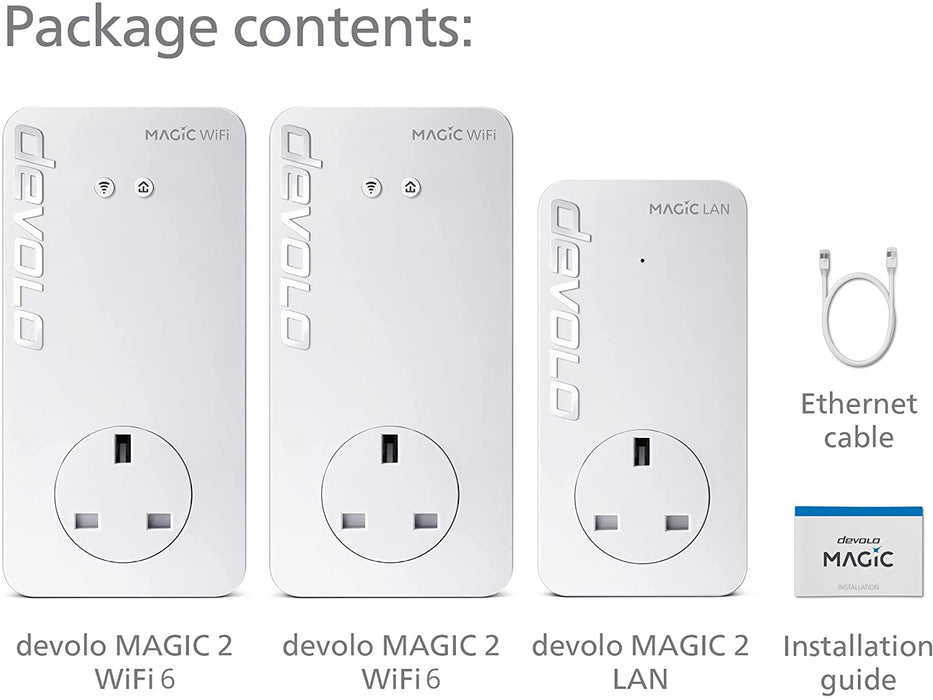 Devolo Magic2 - 2400Mbps WiFi 6 next - 2x- Starter Kit
