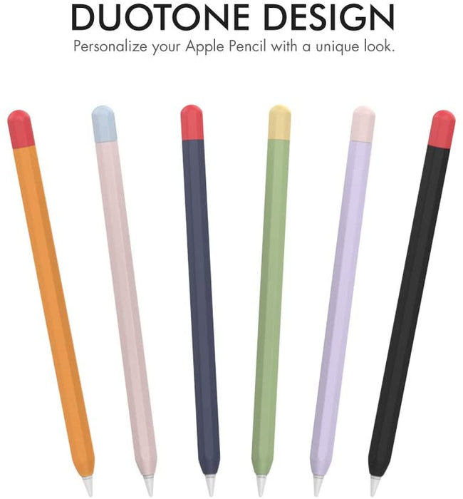 AhaStyle Cute Pencil Case Skin, compatible for Apple Pencil 1, soft cover with a fun design, available at TaMiMi Projects in Qatar.