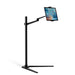 Versatile aluminum stand for laptops (11-17”), tablets (7-13”), and phones (3.5-5.5”), adjustable height - TaMiMi Projects in Qatar.