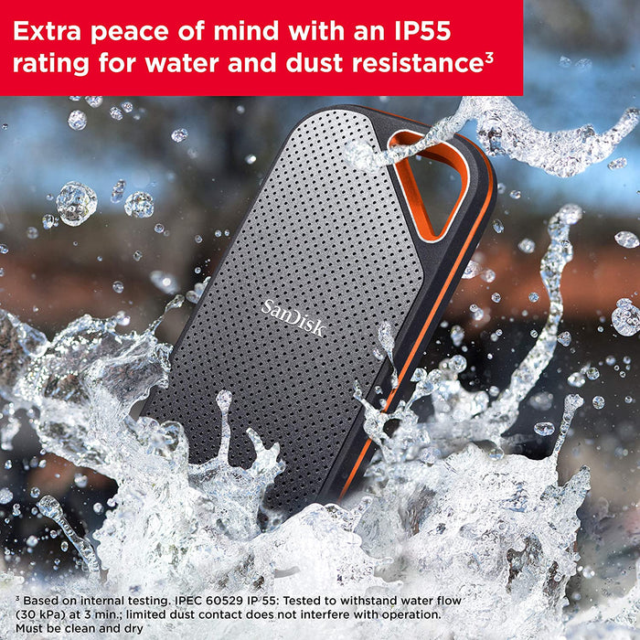 Sandisk Extreme Pro portable SSD 2TB - 2000MB/s