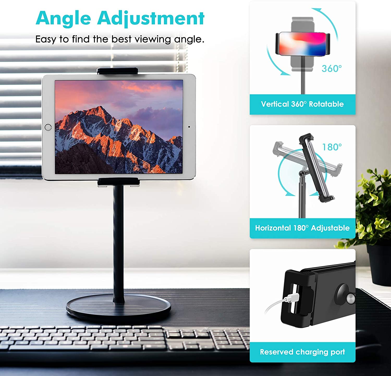 Desktop Stand for Phone & Tablet - Gray Desktop Stand for Phone & Tablet - Gray