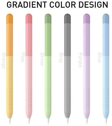 AhaStyle Cute Pencil Case Skin, compatible for Apple Pencil 2, soft cover with a fun design, available at TaMiMi Projects in Qatar.