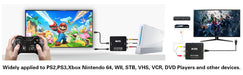 ‫محول AV إلى HDMI صغير مع ترقية إلى 1080p، سهل التركيب لتوصيل الأجهزة القديمة بشاشات حديثة - تميمي بروجكتس قطر.‬