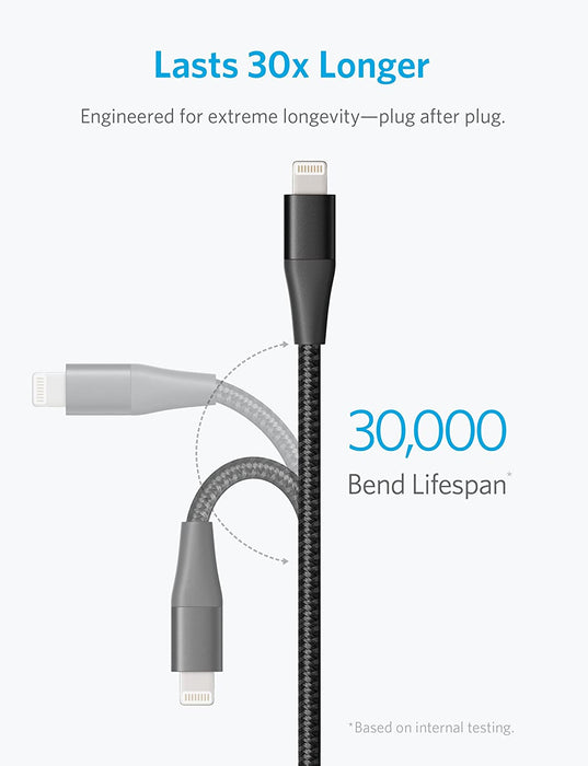 Anker Powerline+ || lightning Connector- 90cm - Black