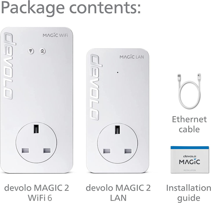 Devolo Magic2 - 2400Mbps WiFi 6 next - 1x- Starter Kit