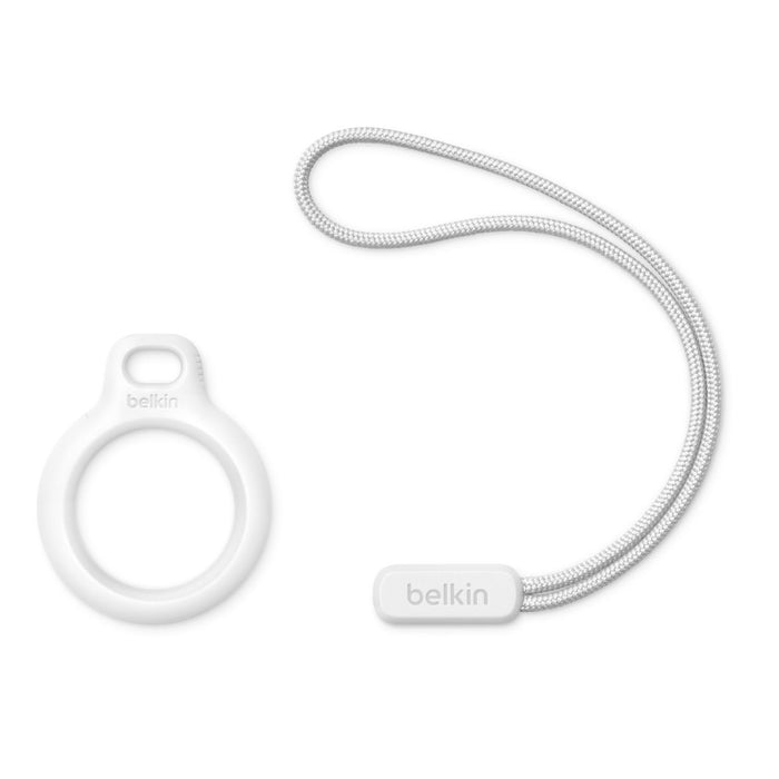 Belkin Secure Holder with Strap for Apple AirTag - White