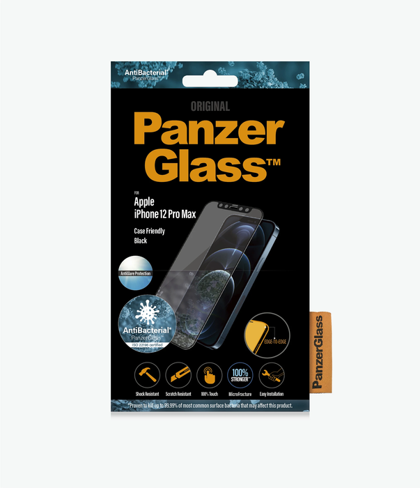 Get PanzerGlass حماية بانزر - ضد الانعكاس - للايفون ١٢ برو ماكس in Qatar from TaMiMi Projects