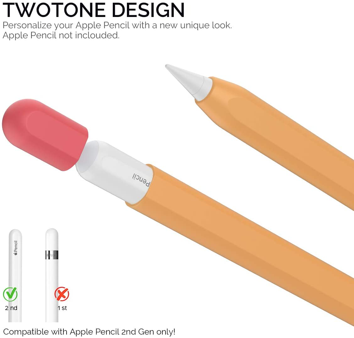 AhaStyle Case for Apple Pencil 2 / Pro - Orange AhaStyle Case for Apple Pencil 2 / Pro - Orange