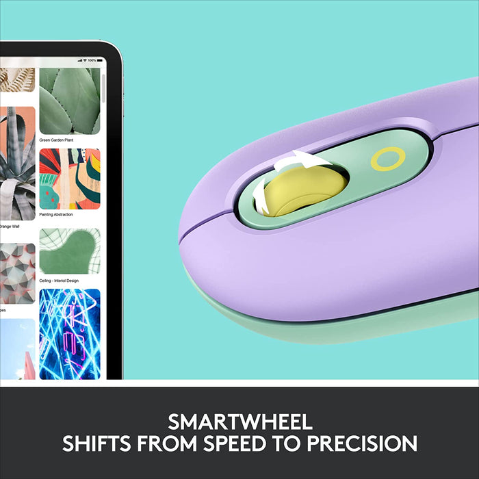 Logitech Pop Emoji Mouse - Daydream Mint
