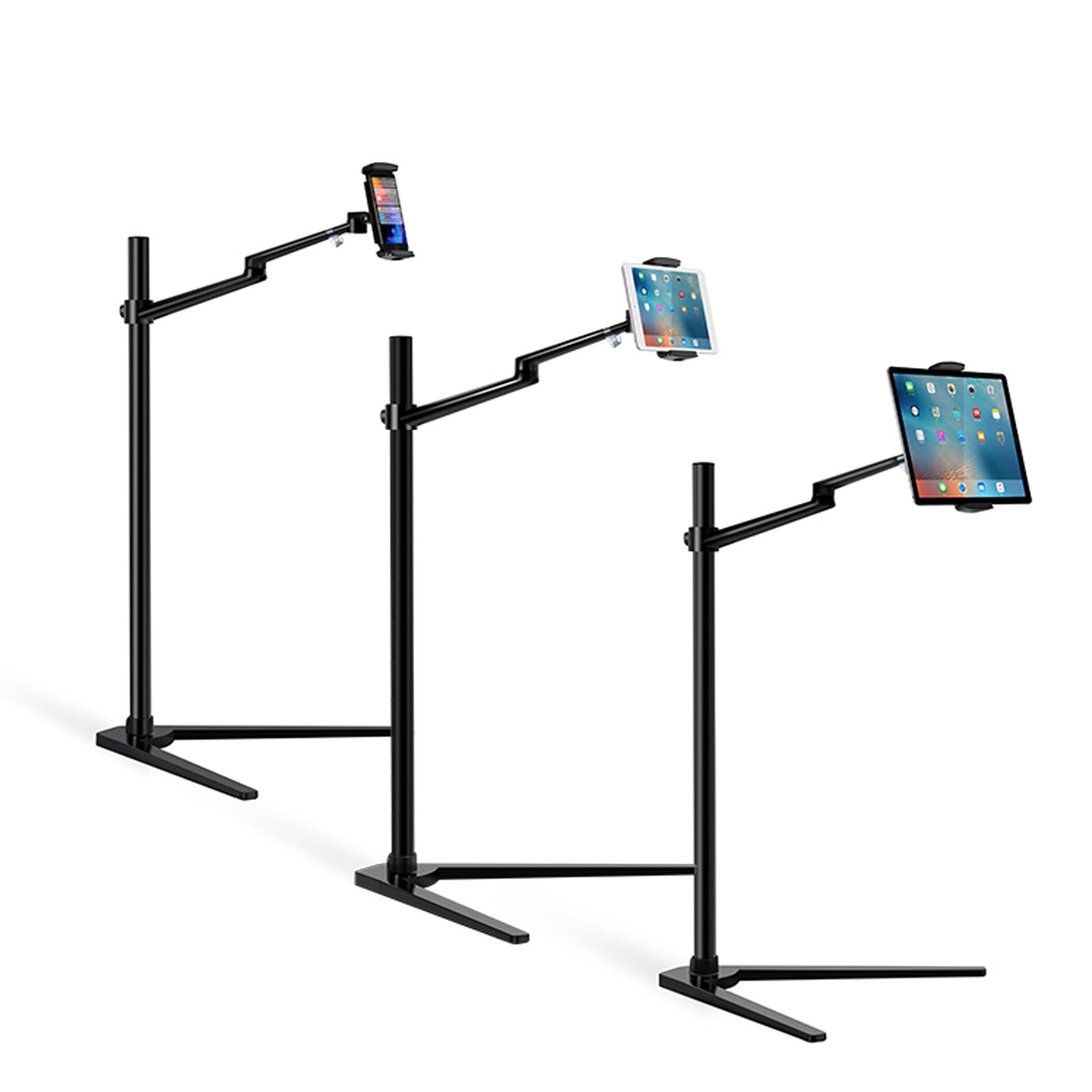Phone and Tablet Floor Stand - Black Phone and Tablet Floor Stand - Black