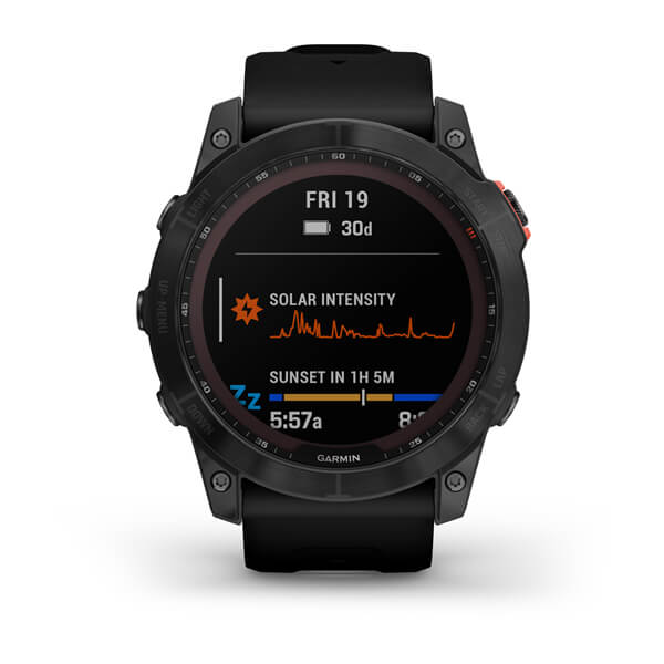 Fēnix® 7X Solar - Slate grey with black band - 51mm
