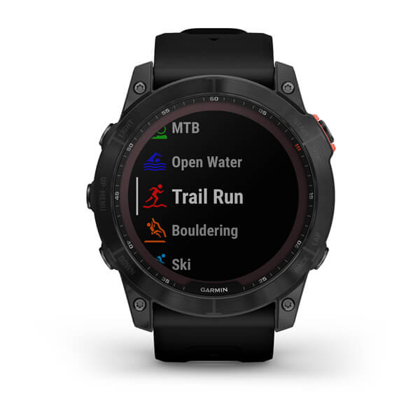 Fēnix® 7X Solar - Slate grey with black band - 51mm
