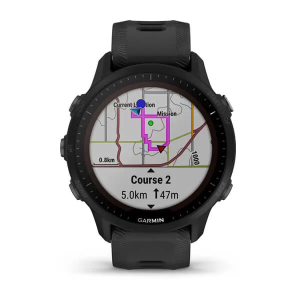 Forerunner® 955 Solar - Black - 46.5mm