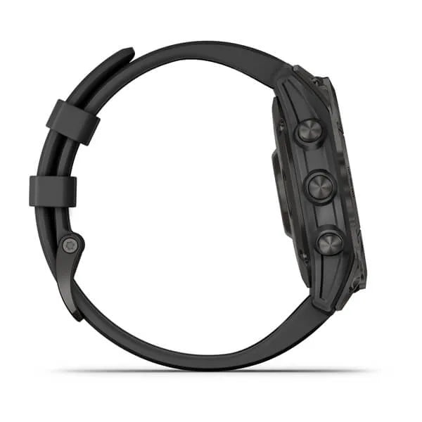 Fēnix® 7 Sapphire Solar Edition - Black DLC Titanium with Black Band - 47mm