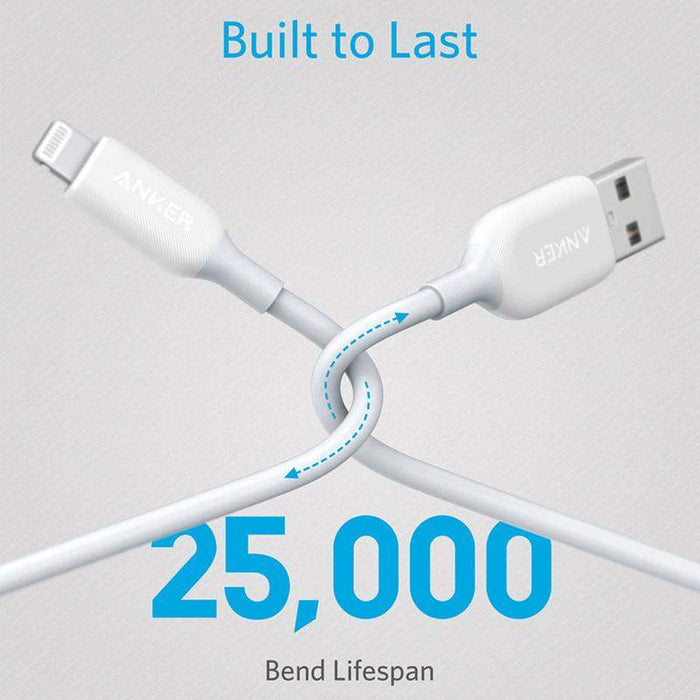 Anker PowerLine III USB-A Cable to Lightning 90 Cm - White