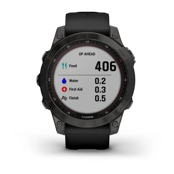 Fēnix® 7 Sapphire Solar Edition - Black DLC Titanium with Black Band - 47mm