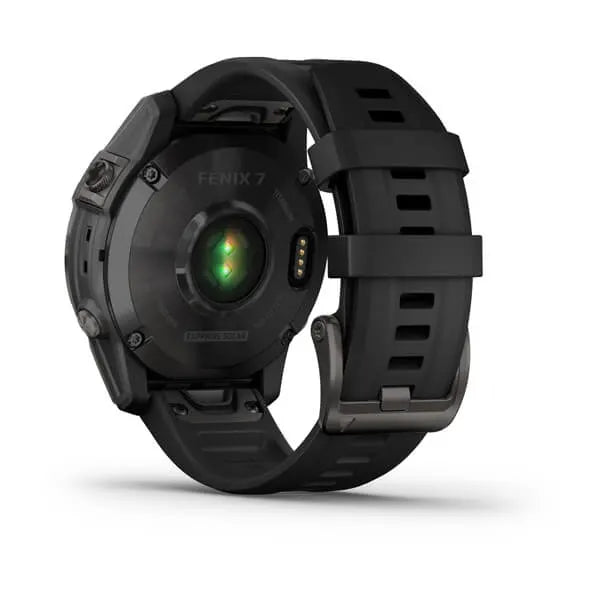 Fēnix® 7 Sapphire Solar Edition - Black DLC Titanium with Black Band - 47mm