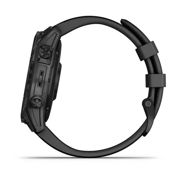 Fēnix® 7 Sapphire Solar Edition - Black DLC Titanium with Black Band - 47mm