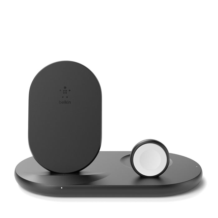 Belkin BOOST↑CHARGE™ 3-in-1 Wireless Charger for Apple Devices - Black