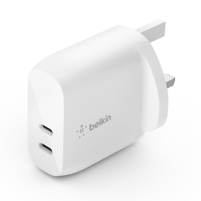 Belkin Boost Charger Dual USB-C PD Wall Charger 40W